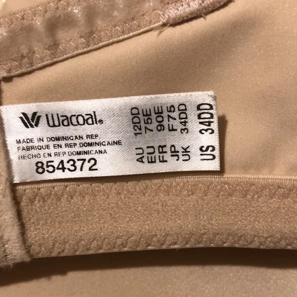 Wacoal Strapless Bra . Size34 DD - Picture 3 of 4